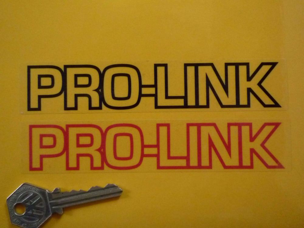 Pro-Link Oblong Stickers. 6" Pair.