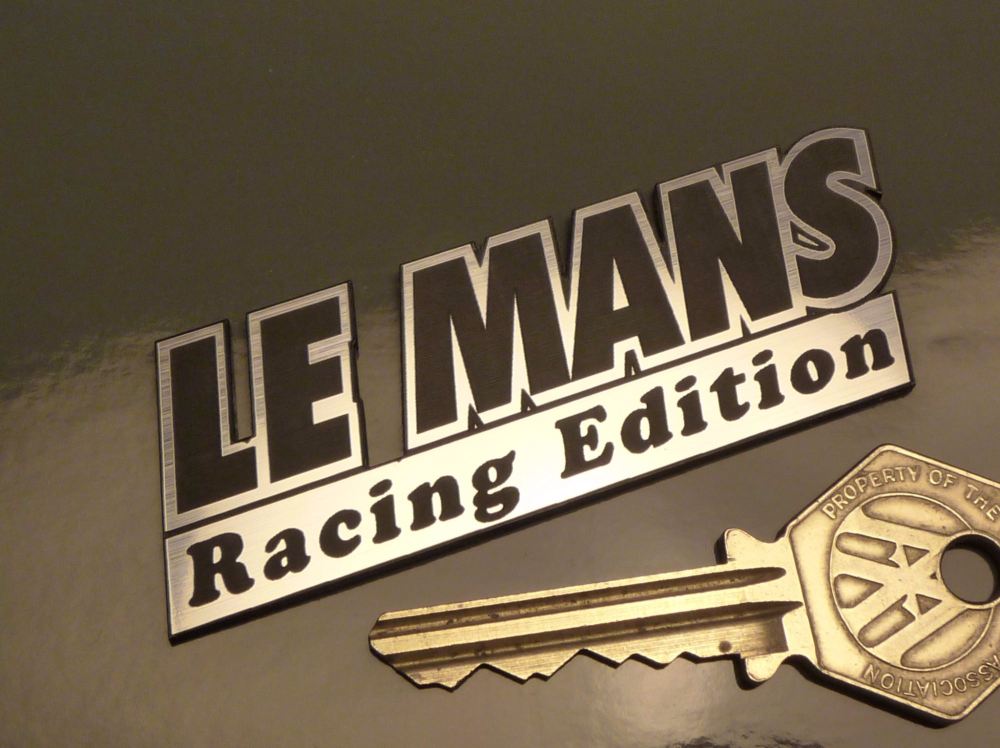 Le Mans Racing Edition Self Adhesive Car or Bike Badge. 1.5", 3" or 5".