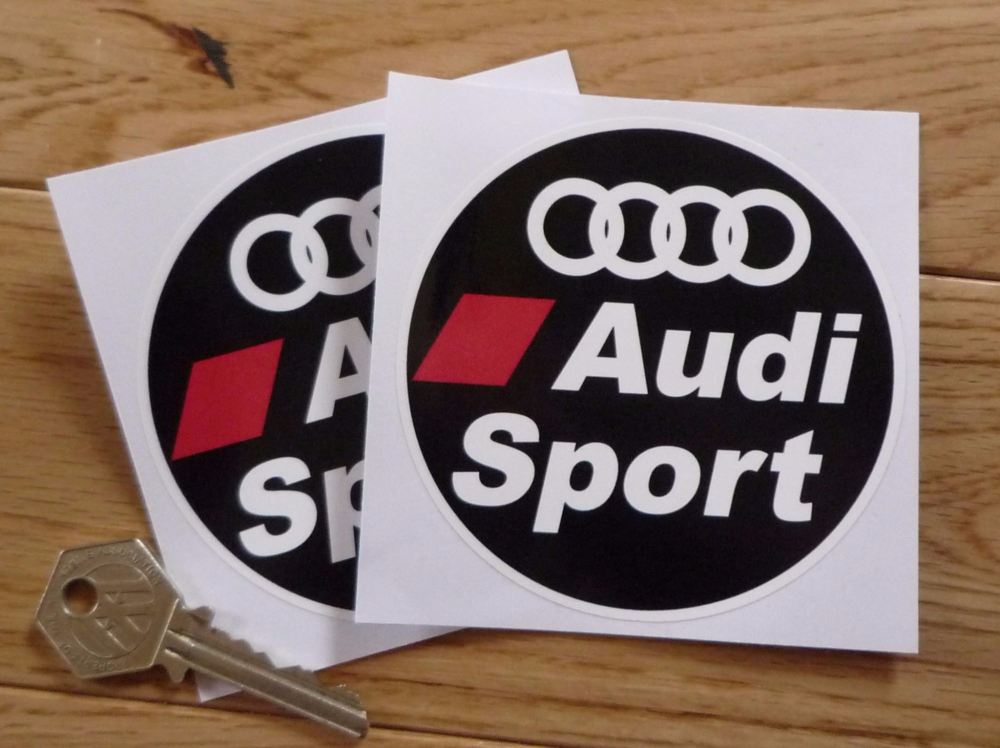 Audi Sport Circular Stickers. 3.5