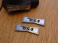 BSA Champion Spark Plug HT Cap Cover Badges. 29mm Pair.