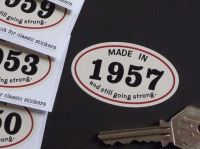 Made In 1950's And Still Going Strong Sticker. 60mm. 1950 - 1959.
