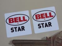 Bell Star Helmet Stickers. 1" Pair.