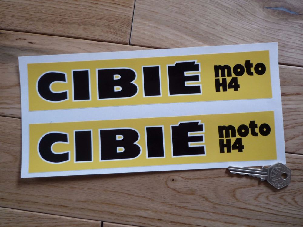 Cibie Moto H4 Style 2 Stickers. 10