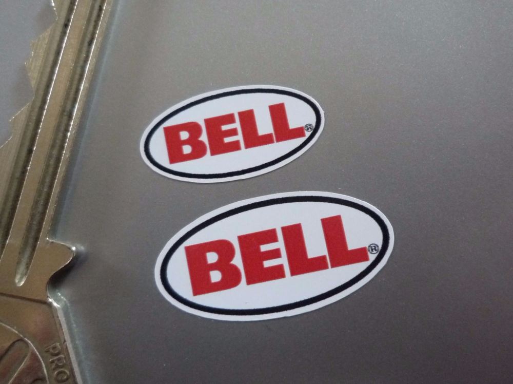 Bell Helmet Restoration Pair of Stickers. 20mm & 25mm.