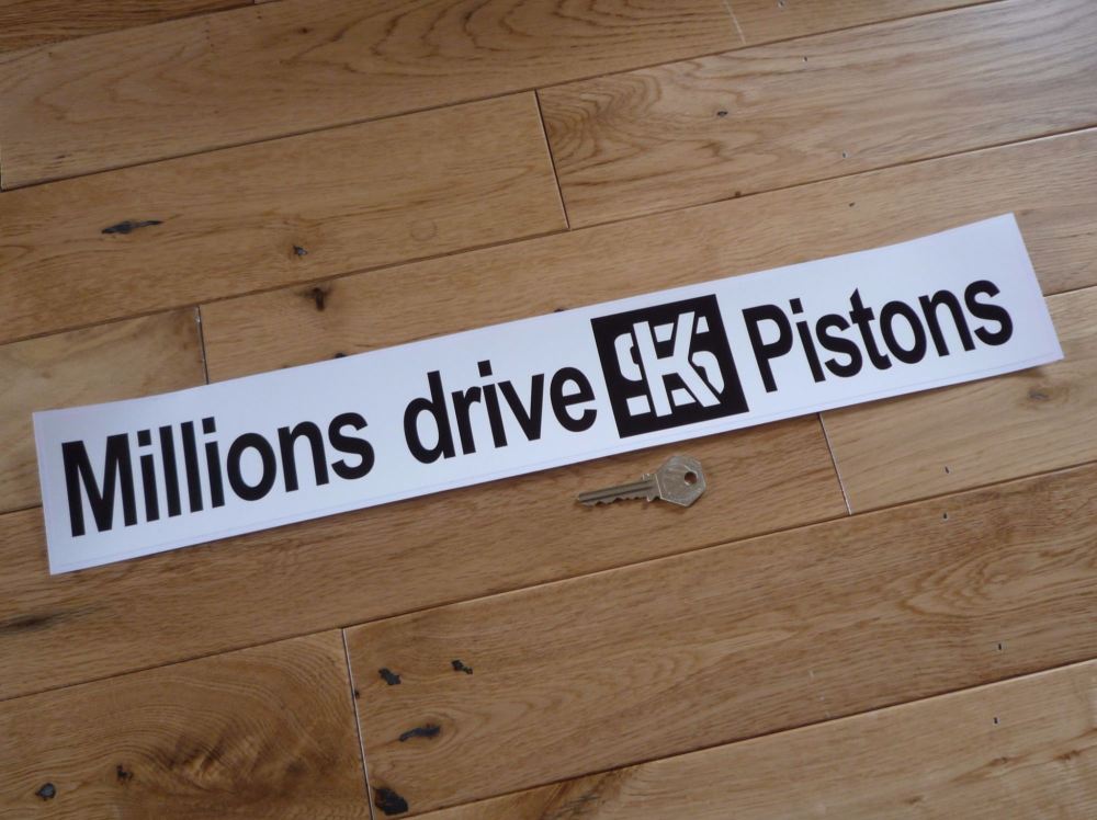 Millions Drive KS Pistons Sticker. 16", 20", & 26".