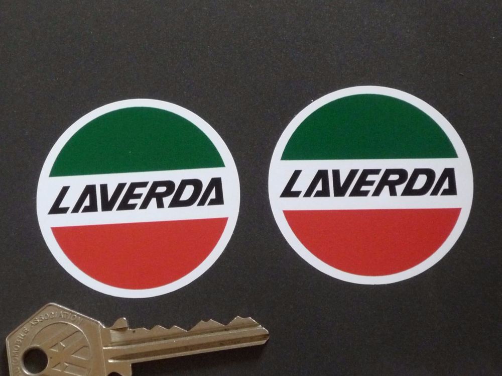 Laverda Circular Logo Stickers. 2