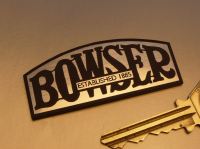 Bowser Curved Top Self Adhesive Petrol Pump Badge - 2.5