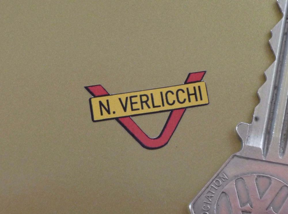 N. Verlicchi Handlebars Sticker. 24mm.