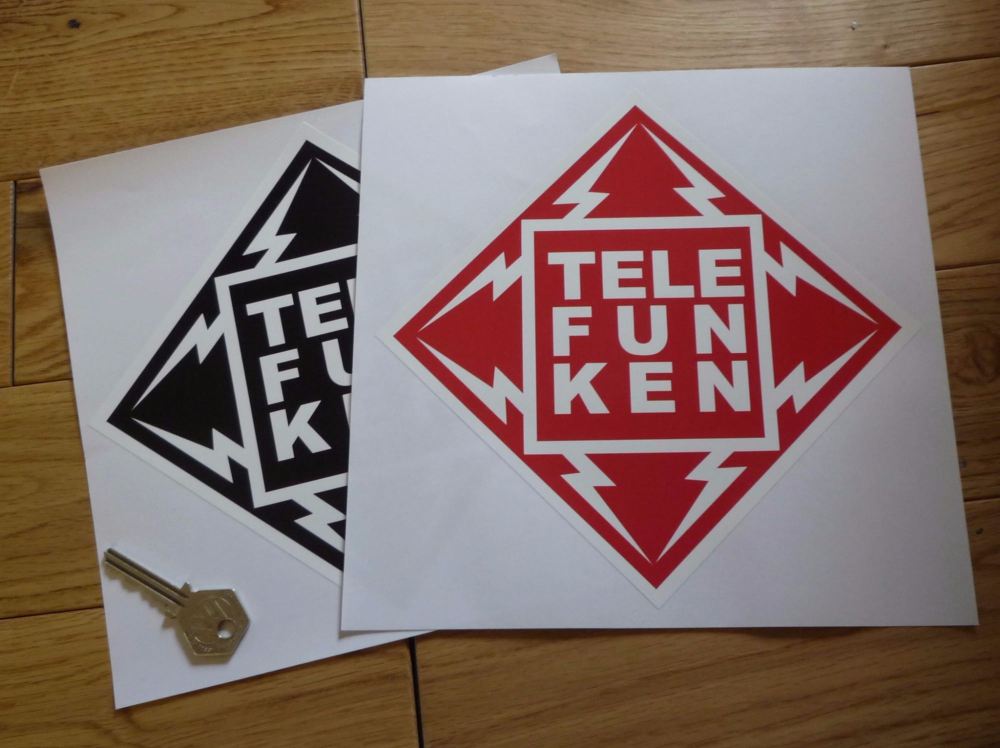Telefunken Diamond Sponsorship Sticker. 8