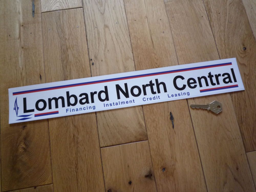 Lombard North Central Financing Instalment Credit Leasing Sticker. 18".