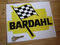 Bardahl Shaped Sticker. 10".