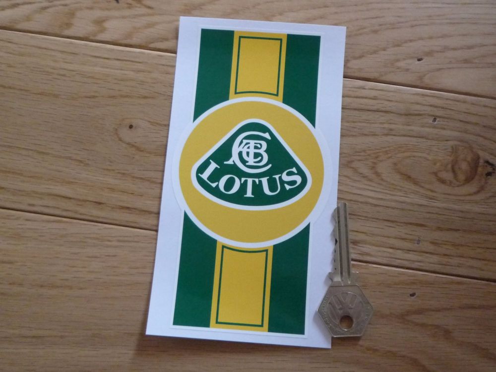 Lotus Logo & Stripes Sticker. 6