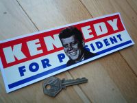 JFK Kennedy For President Vintage Style Bumper Sticker. 8".