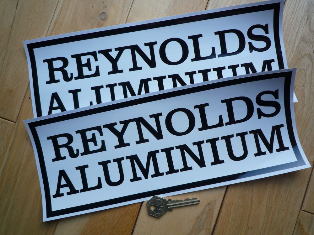 Reynolds Aluminium CanAm Group 3 McLaren Style Stickers. 12" Pair.