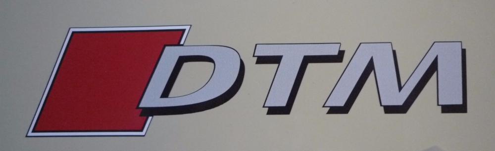 DTM Printed & Cut Text Sticker. 16".