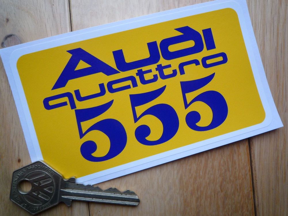Audi Quattro State Express 555 Rally Sticker. 5