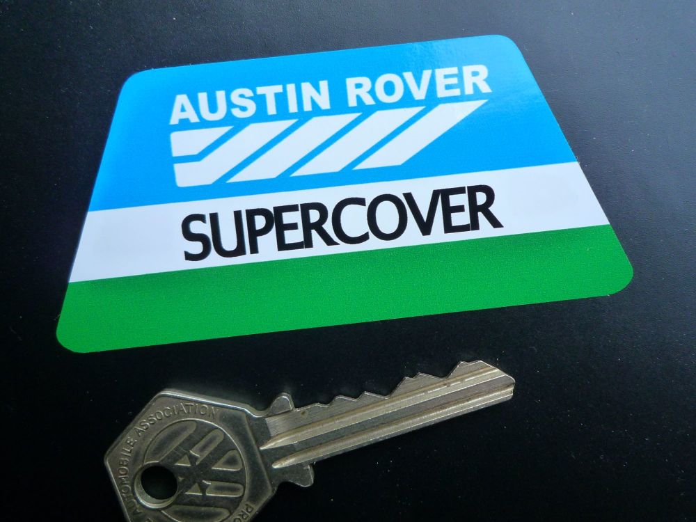 Austin Rover SUPERCOVER  Sticker. 3.5