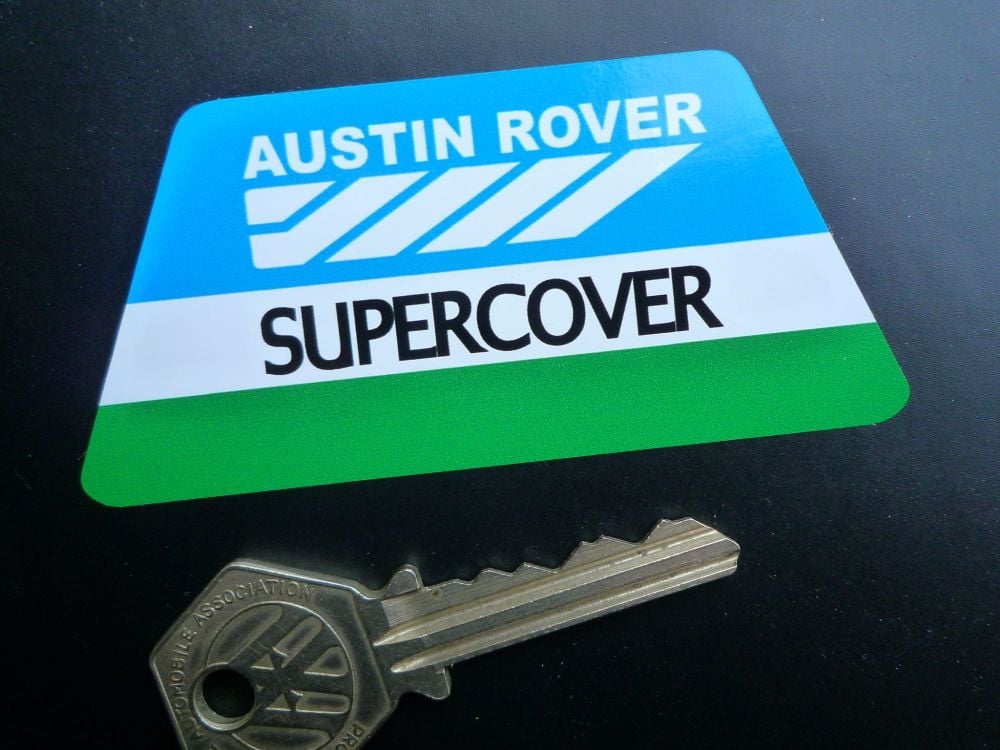 Austin Rover Supercover Sticker. 3.5".