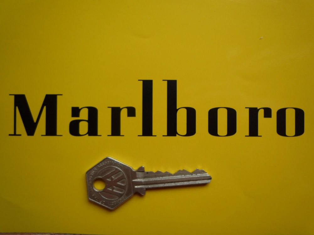 Marlboro Cut Text Style B Sticker. 31".