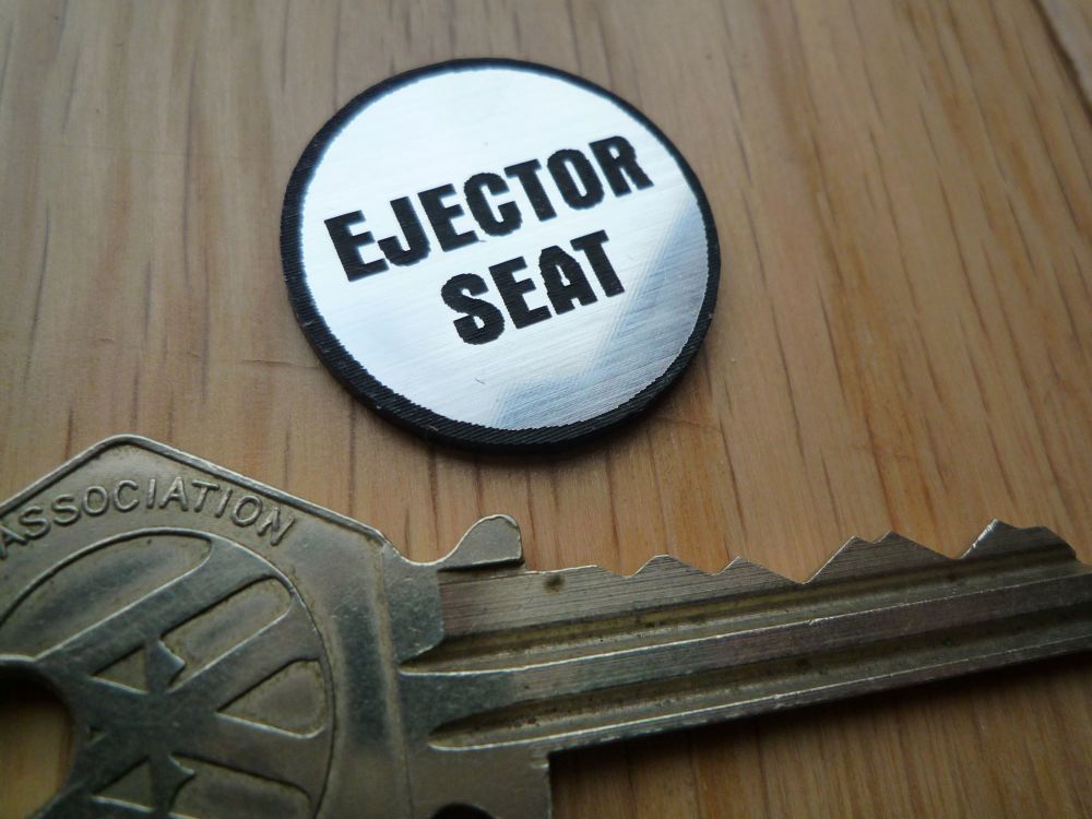 Ejector Seat Style Self Adhesive Laser Car Badge - 25mm or 40mm