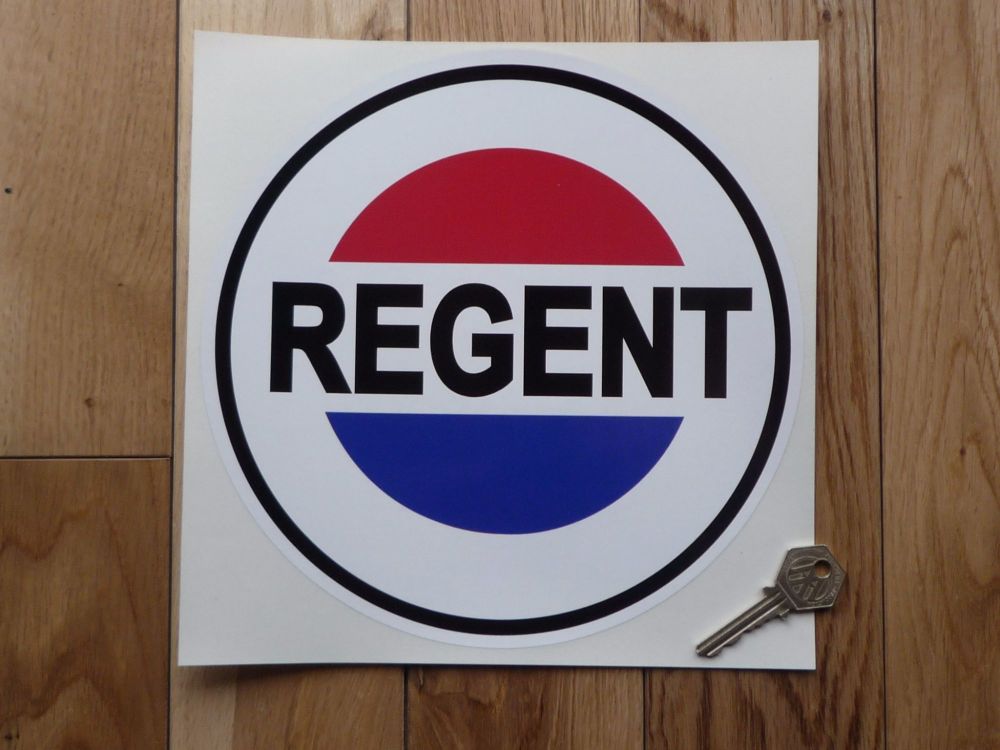 Regent Petroleum Round Sticker. 12