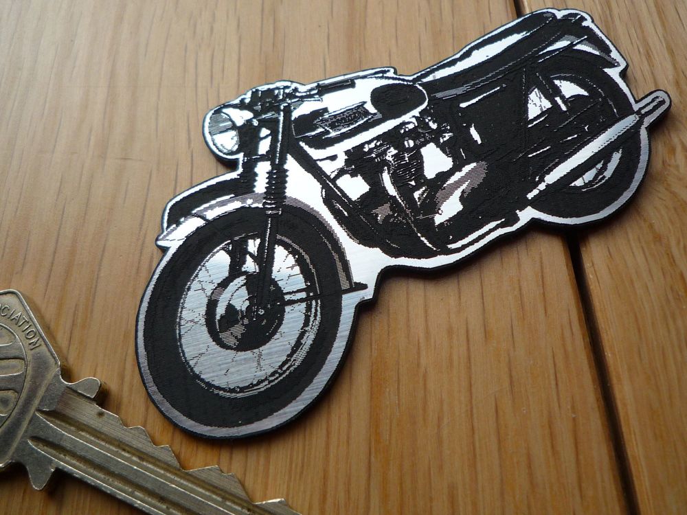 Triumph Classic Motorcycle Style Laser Cut Magnet. 3".