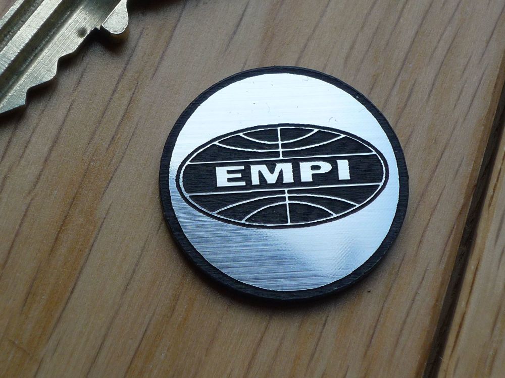 EMPI Logo Style Self Adhesive Laser Car Badge. 25mm.
