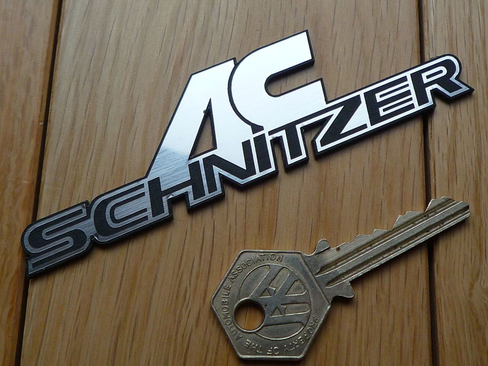 AC Schnitzer Logo Laser Cut Self Adhesive Car Badge - 115mm or 135mm