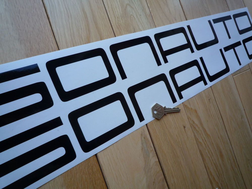 Sonauto Cut Text Large Vinyl Sticker. 26" or 30.5".