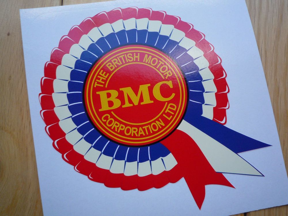 BMC Off White Rosette Stickers. 4" or 6" Pair.