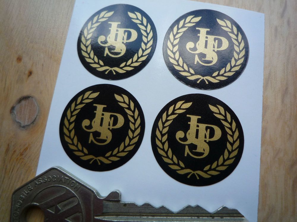 JPS John Player Special Stickers. 25mm. Set of 4.