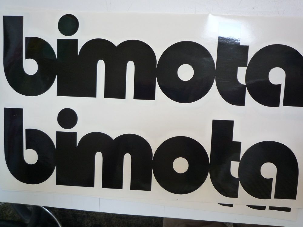Bimota Motorcycles Cut Text Sticker. 285mm.