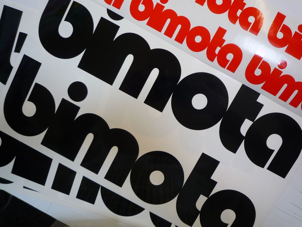 Bimota Motorcycles Cut Text Sticker. 17".