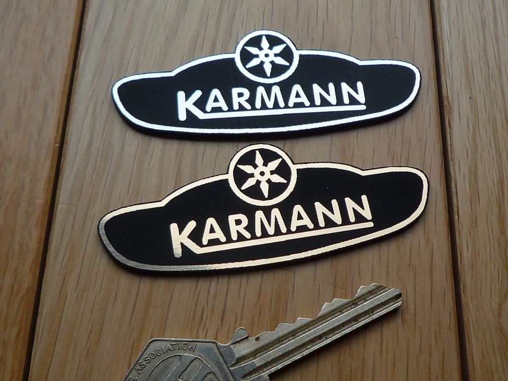 Karmann Logo Laser Cut Self Adhesive Car Badge. 3