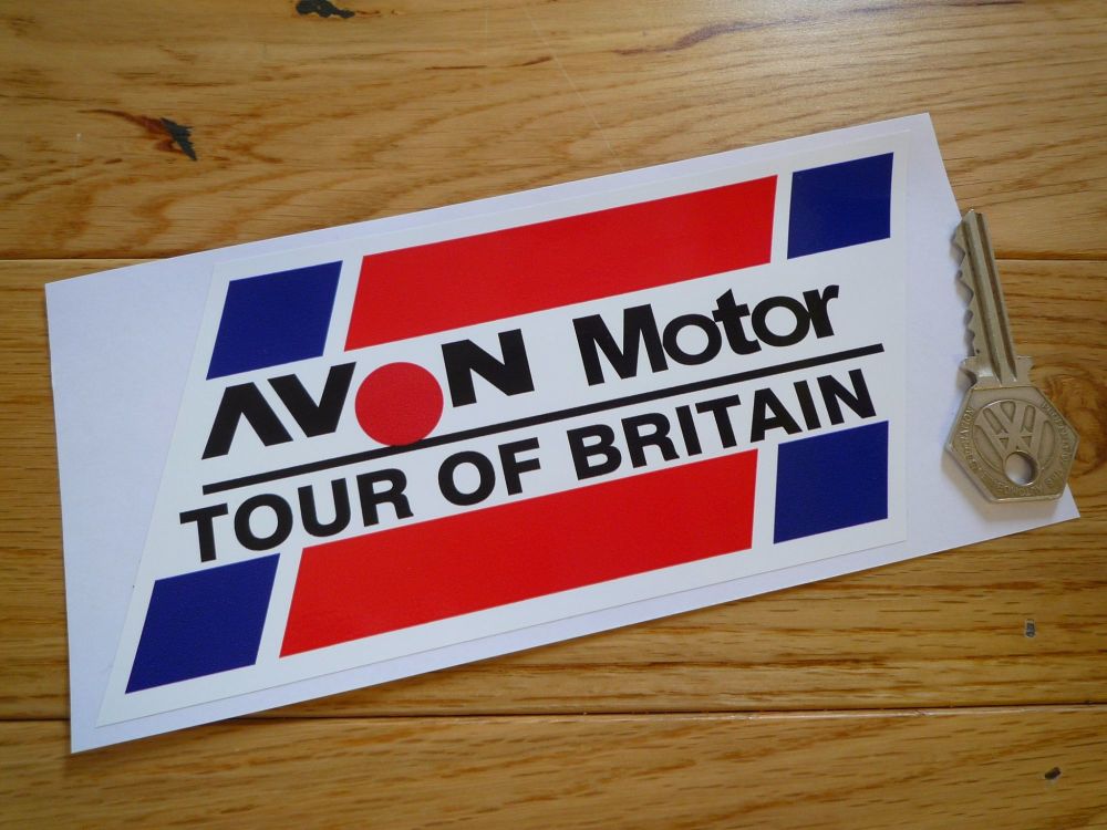 Avon Motor Tour of Britain Sticker. 7".