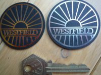 Westfield Logo Style Self Adhesive Laser Car Badge. 1