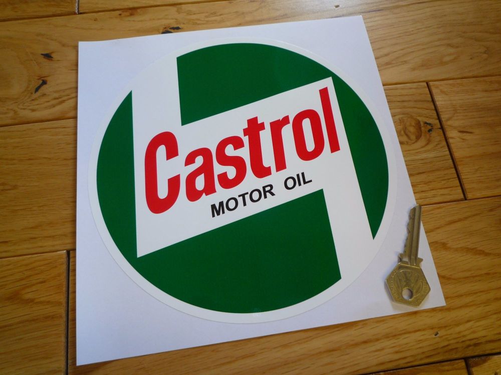Castrol Motor Oil Historic 50's Style Sticker. 8