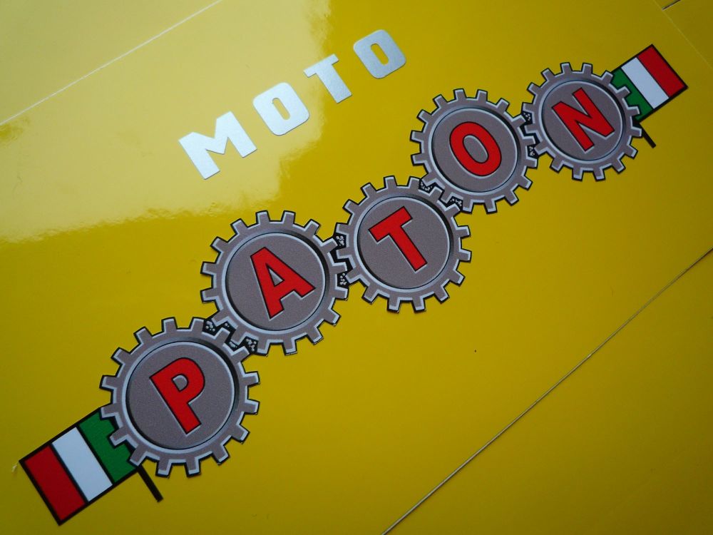 Paton Motorcycle Stickers. 4, 6 or 8 Pair.