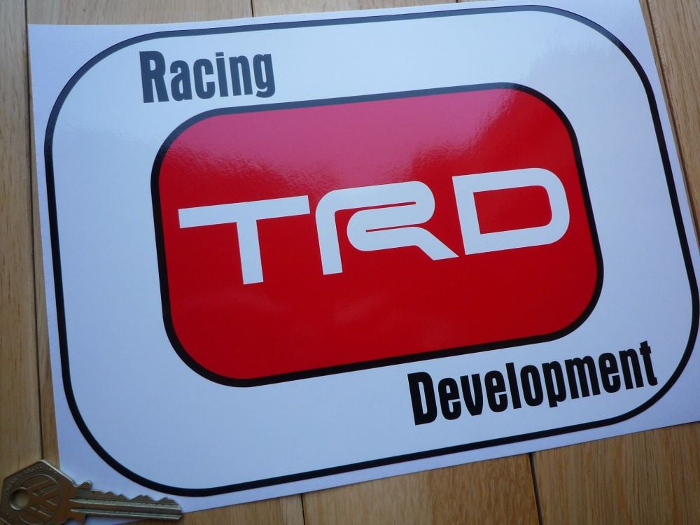 Toyota TRD Racing Developement Sticker. 10".