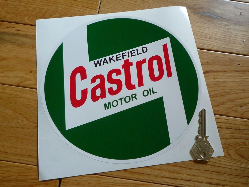 Castrol Wakefield '58 Onwards Sticker. 8
