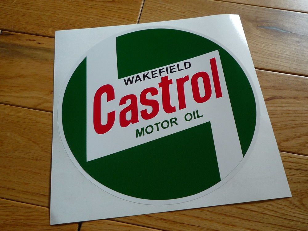 Castrol Wakefield '58 Onwards Sticker. 9