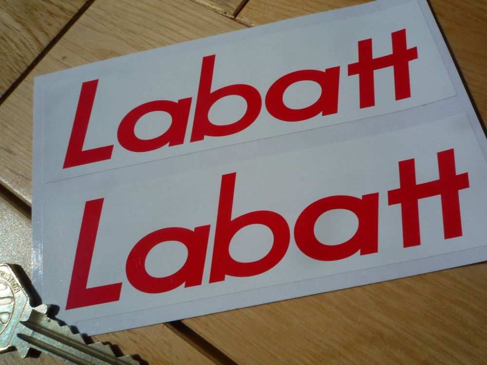 Labatt Old Style Gilles Villeneuve Helmet Stickers - 2.75" or 5" Pair