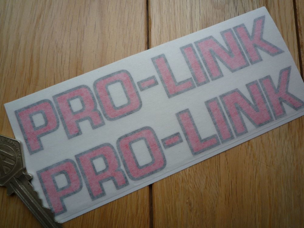 Pro-Link Outlined Solid Text Stickers. 6