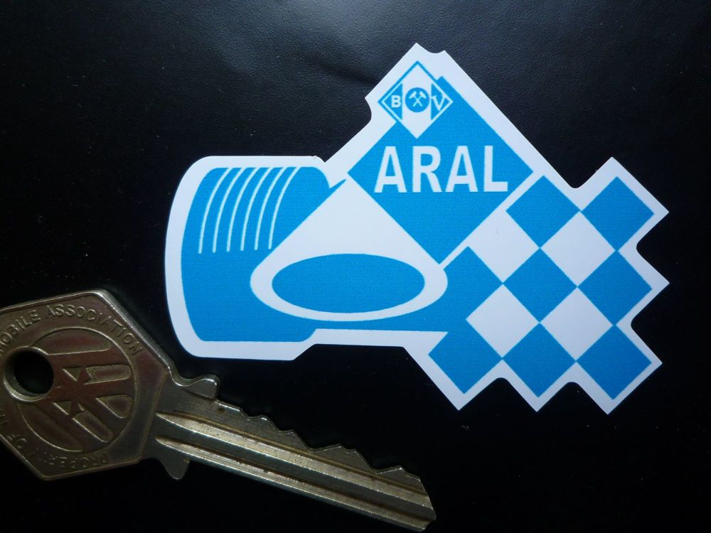 Aral German Fuel Racing Car style Sticker. 65mm.