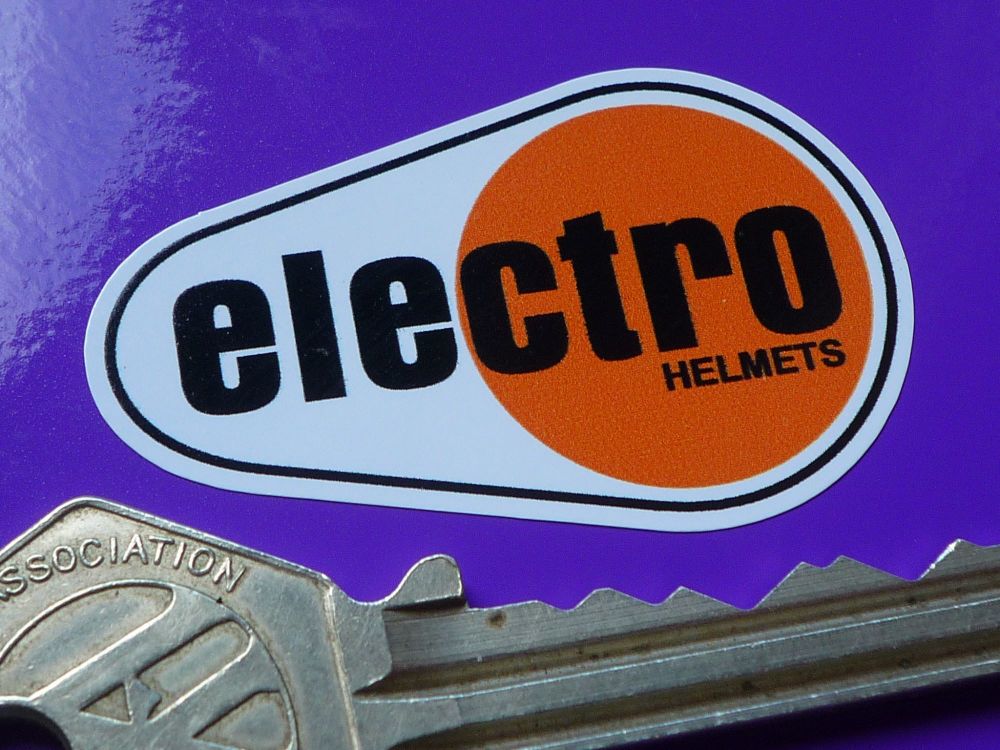 Electro Helmet Sticker. 47mm.