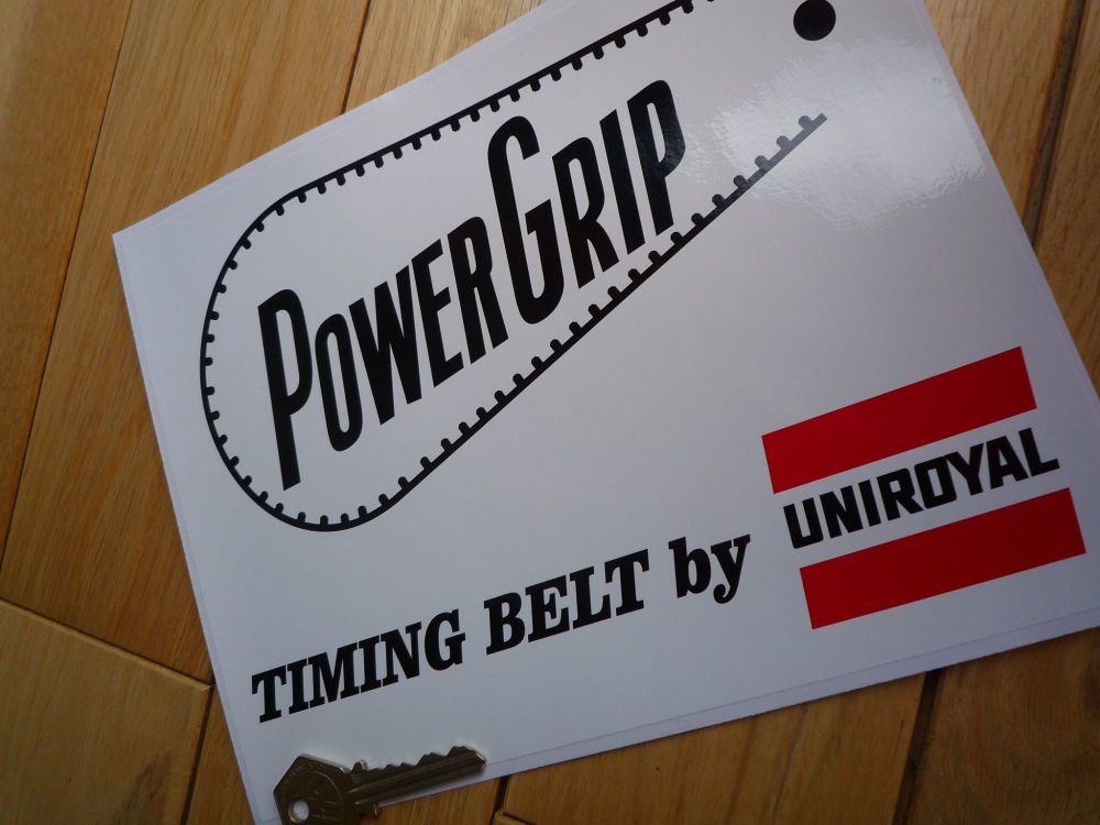 Uniroyal Power Grip Timing Belt by Uniroyal Sticker. 9".
