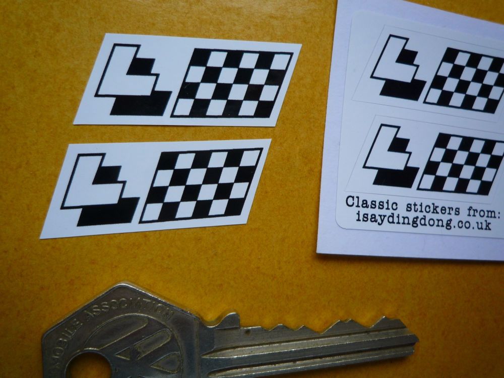 Les Leston parallelogram small Stickers 1.5