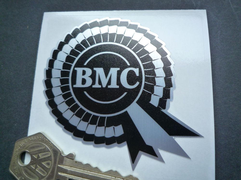 BMC Black & Brushed foil Rosette Sticker 3