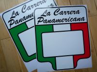La Carrera Panamericana Mexico Door Panel Stickers. 17.5
