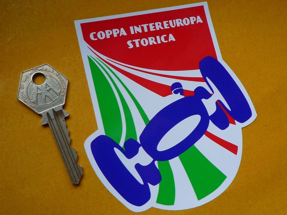 Coppa Intereuropa Storica Sticker. 4".